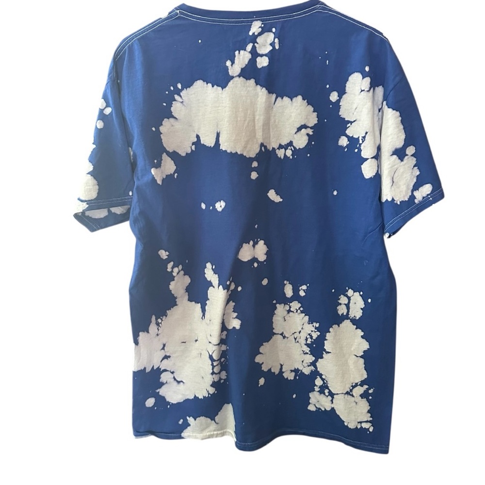 Urban Outfitters Def Leppard Hysteria Bleach/Tie Dye Graphic Band Tee M NWOT - Picture 2 of 4